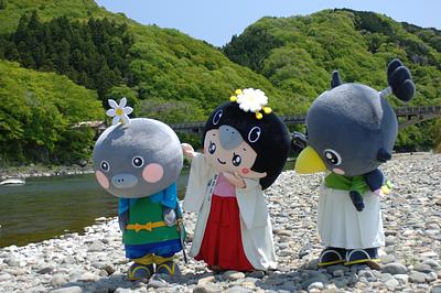 ここなす姫、からすまる、やまどんの画像